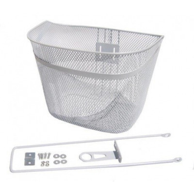 Kôš na riadidlá TORA biely